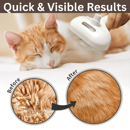 Steam Grooming Pet Brush